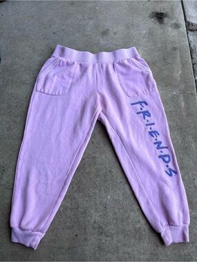 FRIENDS light pink Jogger Sweatpants with Side Logo